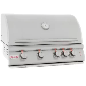 Blaze 32-Inch 4-Burner LTE Gas Grill with Rear Burner and Built-in Lighting System