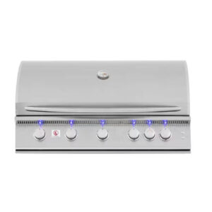 Summerset Sizzler Pro 40-Inch 5-Burner Built-In Natural Gas Grill With Rear Infrared Burner – SIZPRO40-NG