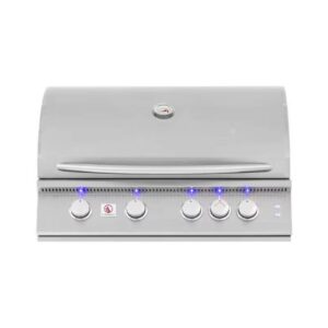 Summerset Sizzler Pro 32-Inch 4-Burner Built-In Propane Gas Grill With Rear Infrared Burner – SIZPRO32-LP