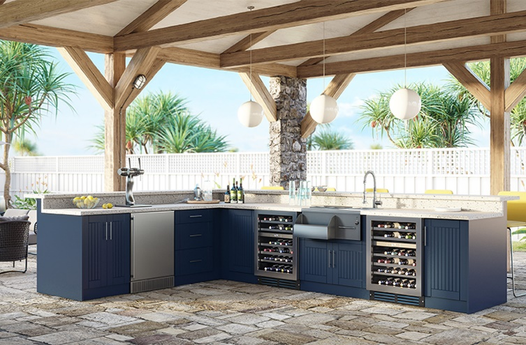 Outdoor kitchen installed in Venice, FL.