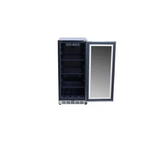 TrueFlame 15″ Outdoor Rated Fridge with Glass Door – TF-RFR-15G