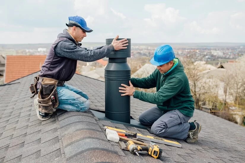 chimney flashing repair