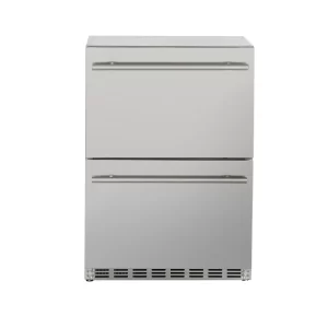 TrueFlame 24″ 5.3C Deluxe Outdoor Rated 2-Drawer Refrigerator – TF-RFR-24DR2