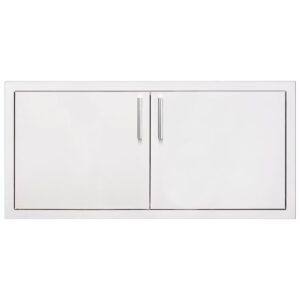 36″ 2-Drawer Dry Storage Pantry & Enclosed Cabinet Combo