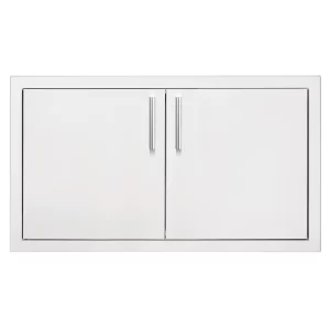 33″ Double Access Door w/ Masonry Frame Return