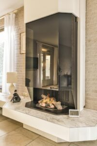 glass doors for fireplace | chimney leak repair