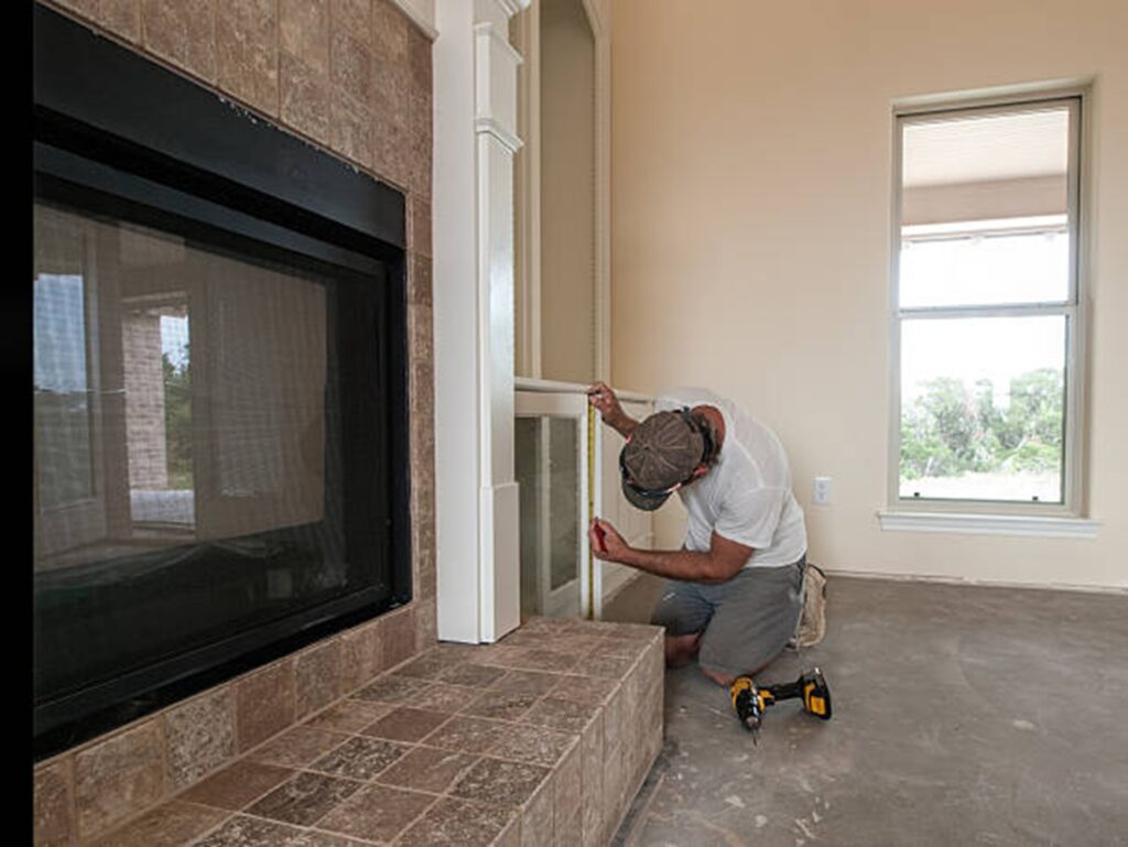 fireplace remodeling