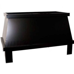 Custom Open Top Style Shroud Powder Coated Black