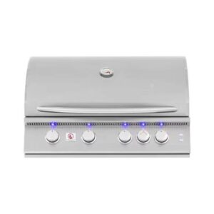 Summerset Sizzler Pro 32-Inch 4-Burner Built-In Propane Gas Grill With Rear Infrared Burner - SIZPRO32-LP